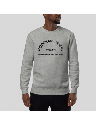 SWEAT-SHIRT JUDO HOMME - KODOKAN ADDRESS livraison et retour toujours gratuits