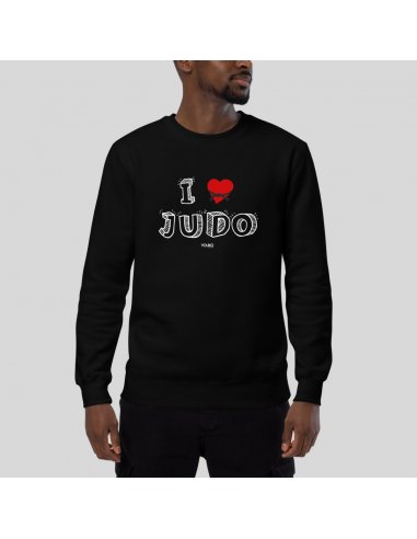 SWEAT-SHIRT HOMME - I LOVE JUDO Paris Déstockage Promo