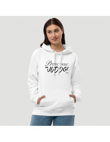 SWEAT SHIRT CAPUCHE FEMME - PRINCESSE EN JUDOGI pas chere