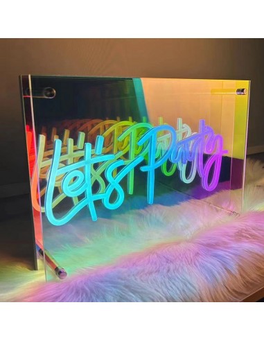 Led Neon Miroir 3D Dans la société mordern