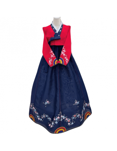 Hanbok Bleu Marine Rouge Venez découvrir notre 