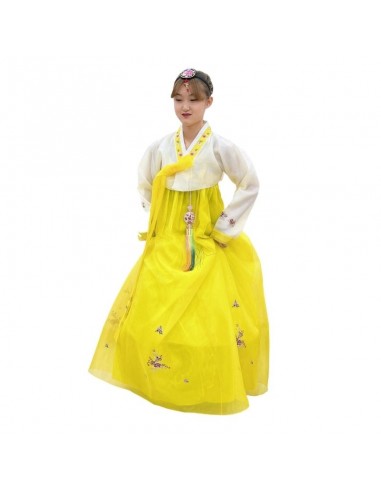 Hanbok Jaune et Blanc prix pour 