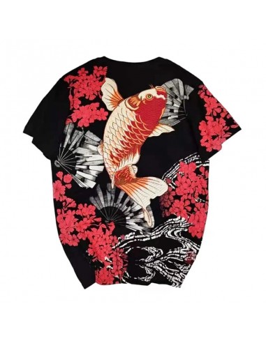 T Shirt Poisson Fleurs Brodés 50% de réduction en Octobre 2024