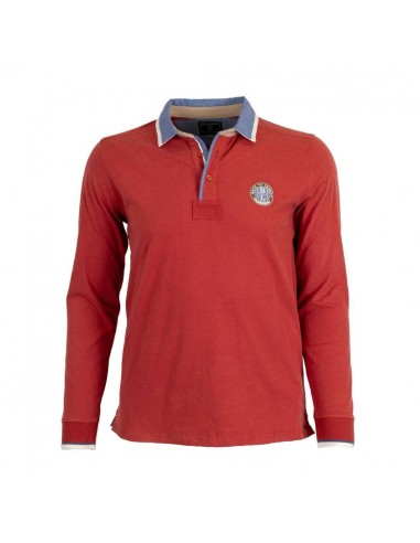 Polo rose à manches longues Authentic Men's Territory les ctes