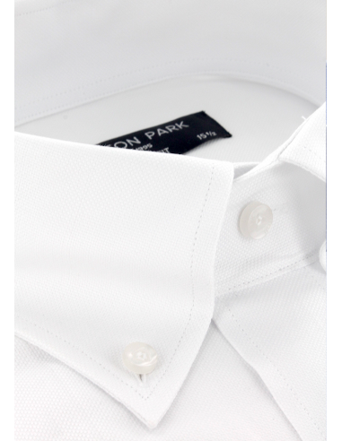 Chemise classique col bouton oxford blanc suggérées chez