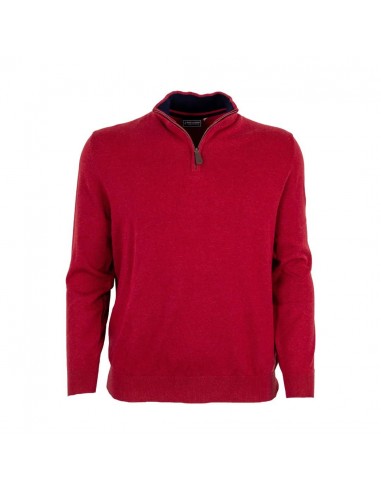 Pull col camionneur rouge cranberry en ligne des produits 