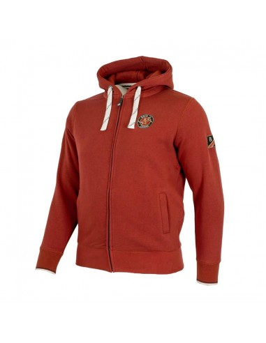 Sweat à capuche zippé rouge acheter