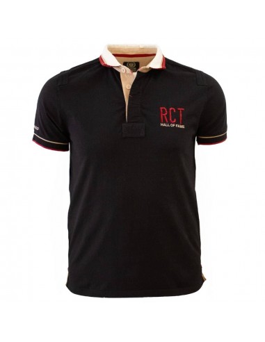 Polo noir logo RCT Hall of Fame store