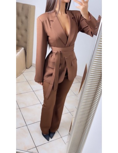 Ensemble tailleur LADY [MARRON] chez Cornerstreet bien 