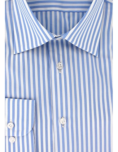 Sky blue striped shirt 50-70% off 