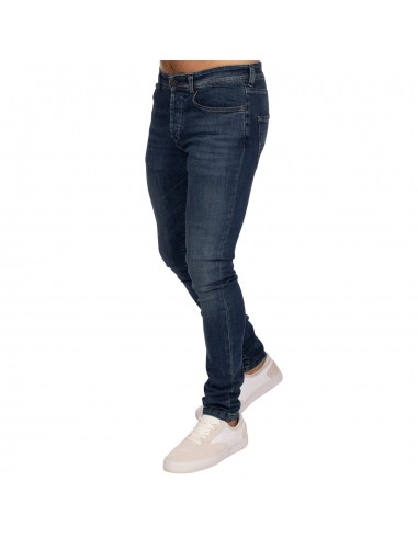 Jeans slim teddy usé le des métaux précieux