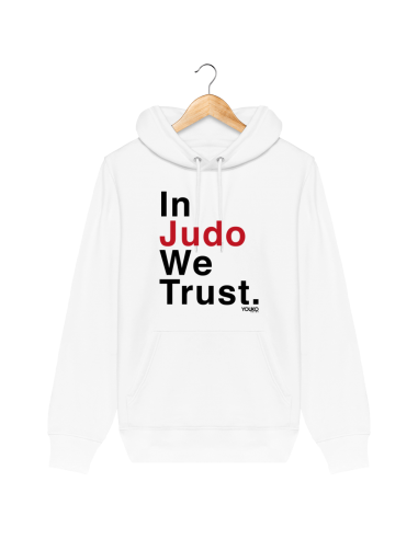 SWEAT SHIRT CAPUCHE HOMME - IN JUDO WE TRUST Les magasins à Paris et en Île-de-France