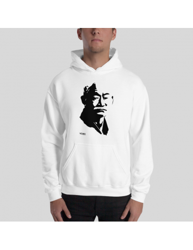 SWEAT SHIRT CAPUCHE HOMME - PORTRAIT JIGORO soldes