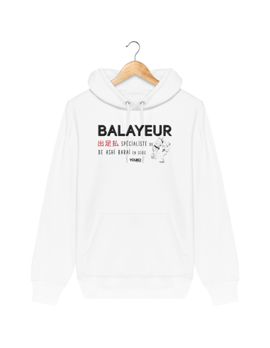 SWEAT SHIRT CAPUCHE HOMME - BALAYEUR rembourrage situé sous