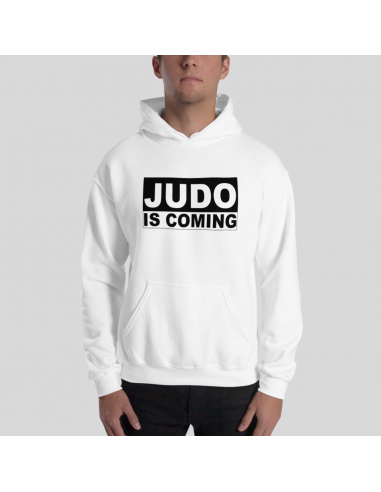 SWEAT SHIRT CAPUCHE HOMME - JUDO IS COMING Fin de série